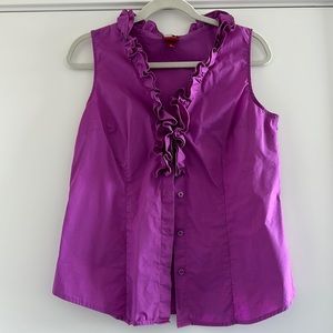Merona Sleeveless Button-up Top
